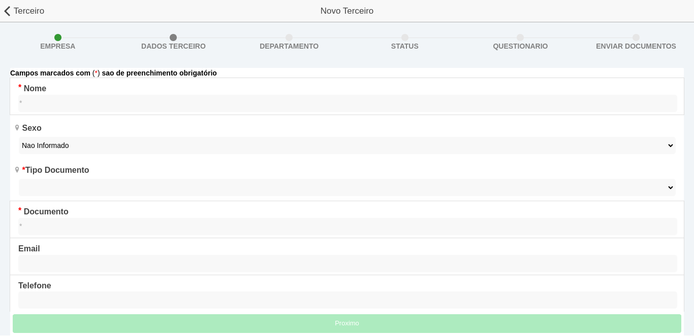 Dados Terceiro